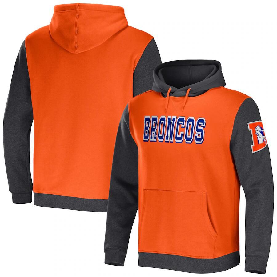 Men 2023 NFL Denver Broncos orange Sweatshirt style 2->dallas cowboys->NFL Jersey